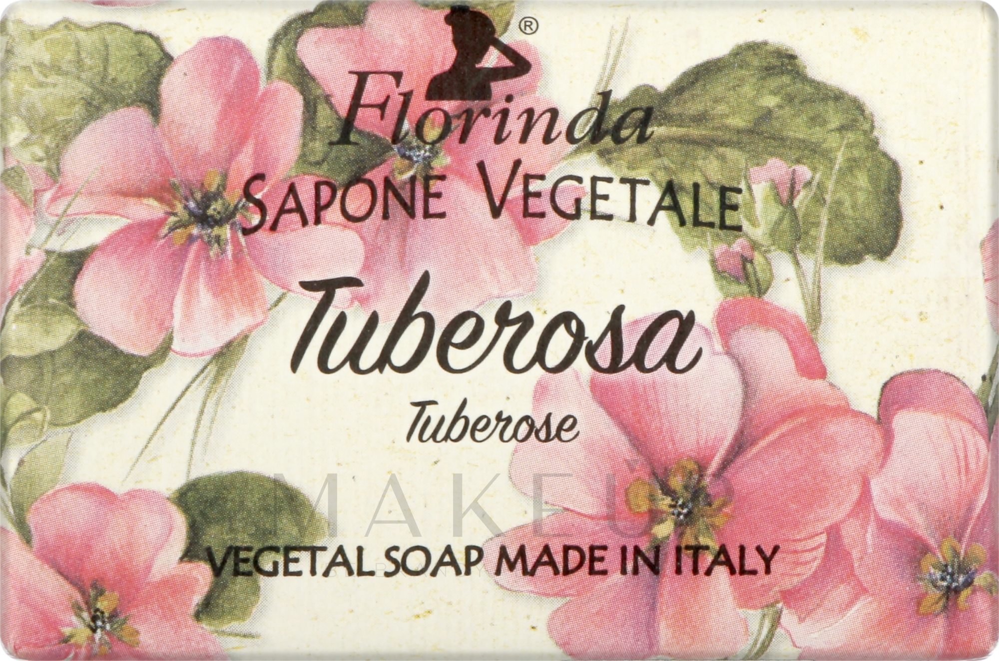 Handgemachte Naturseife Tuberose - Florinda Tuberose Vegetal Soap — Bild 100 g