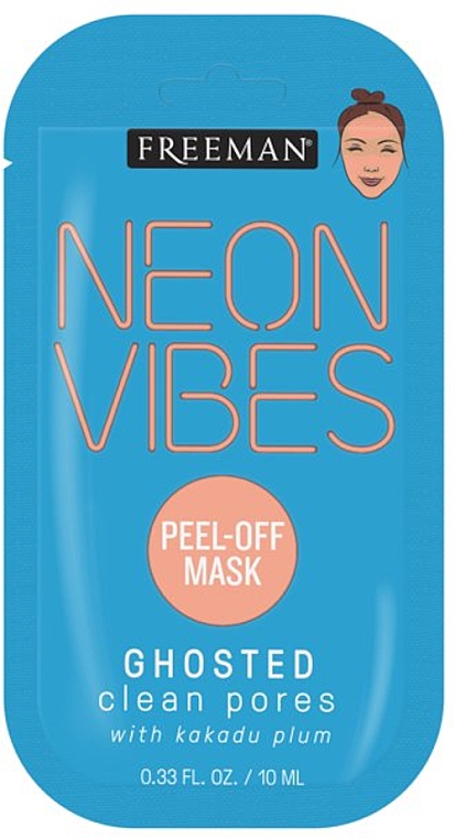 Porenreinigende Peel-Off Maske mit Kakadupflaume - Freman Neon Vibes Peel-Off Mask — Bild N1