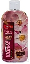 Düfte, Parfümerie und Kosmetik Feuchtigkeitsspendendes Shampoo für trockenes Haar mit Hagebutte - Milva Rosehip Shampoo
