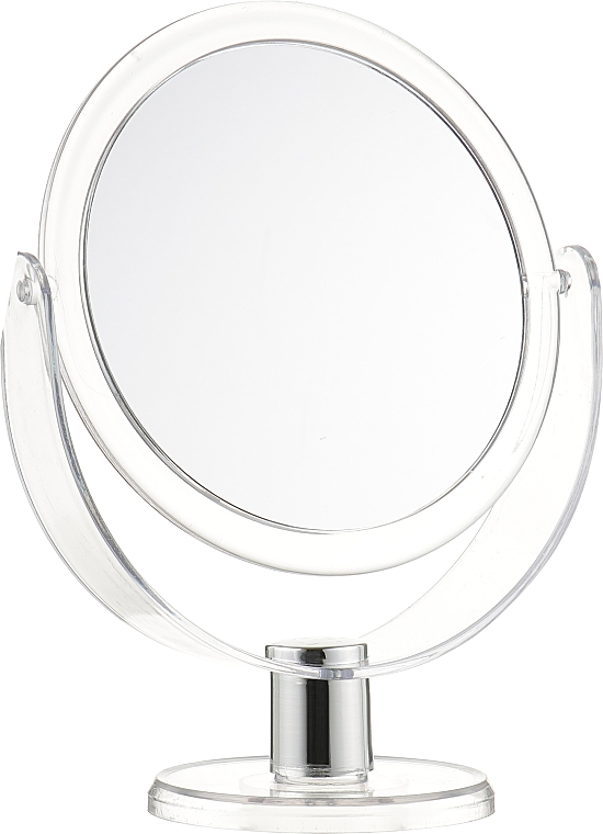 Doppelseitiger Kosmetik-Tischspiegel rund transluzent mit 3-facher Vergrößerung 12 cm	 - Beauty LUXURY — Bild N1