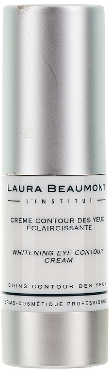 Aufhellende Creme für die Augenpartie - Laura Beaumont Whitening Eye Contour Crem — Foto N2