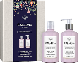 Düfte, Parfümerie und Kosmetik Set - Scottish Fine Soaps Calluna Botanicals Luxury Festive Duo (sh/gel/300ml + b/cr/300ml)