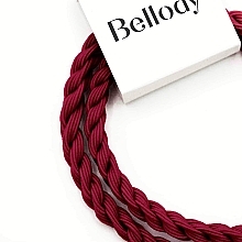 Haargummi bordeaux red 4 St. - Bellody Original Hair Ties — Bild N3