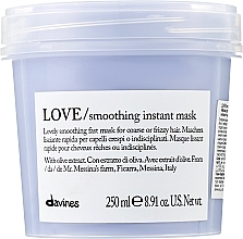 Glättende Maske für widerspenstiges und welliges Haar - Davines Love Smoothing Instant Mask — Bild N3