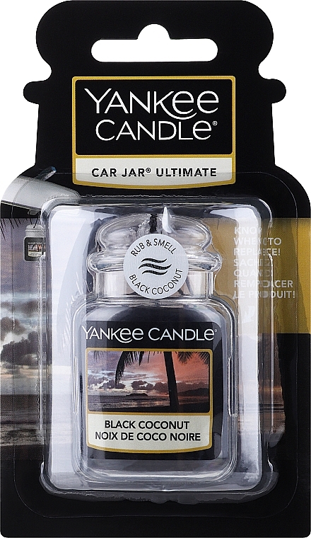 Auto-Lufterfrischer - Yankee Candle Car Jar Ultimate Black Coconut — Bild N1