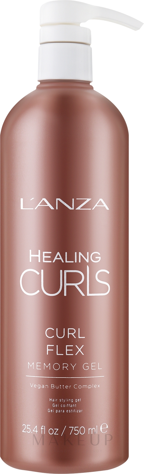 Haargel mit Memory-Effekt - L'anza Curls Curl Flex Memory Gel — Bild 750 ml