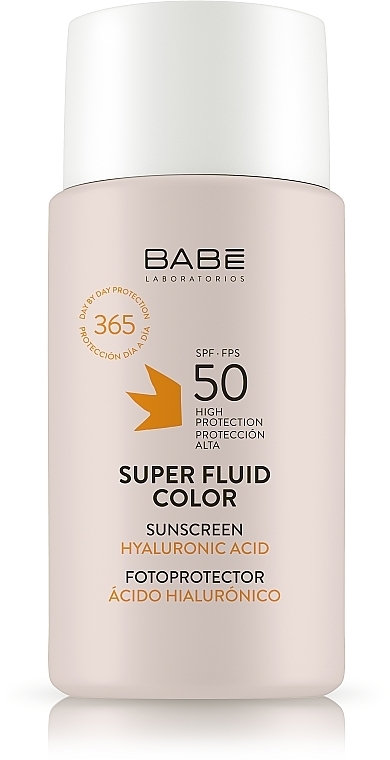 Sonnenschutzfluid für das Gesicht mit Hyaluronsäure SPF 50+ - Babe Laboratorios — Bild N1