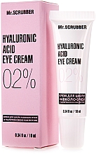 Augencreme mit Hyaluronsäure 0,2% - Mr.Scrubber Hyaluronic Acid Eye Cream — Bild N1