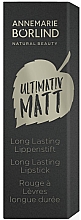 Düfte, Parfümerie und Kosmetik Matter Lippenstift - Annemarie Borlind Ultimate Matte Long Lasting Lipstick