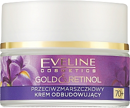 Revitalisierende Anti-Falten-Creme - Eveline Cosmetics Gold And Retinol 70 + — Bild N1