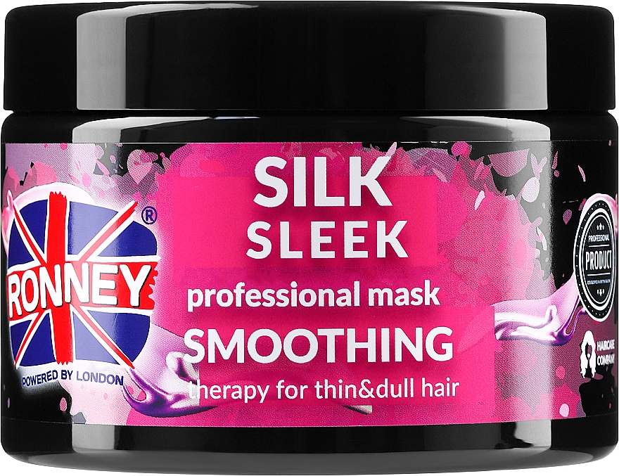 Haarmaske mit Seidenproteinen - Ronney Professional Silk Sleek Smoothing Mask — Bild N1