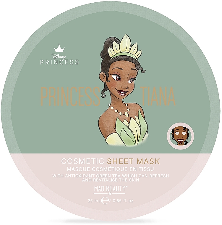 Antioxidative Tuchmaske für das Gesicht - Mad Beauty Pure Princess Revitalizing Sheet Mask Tiana — Bild N1