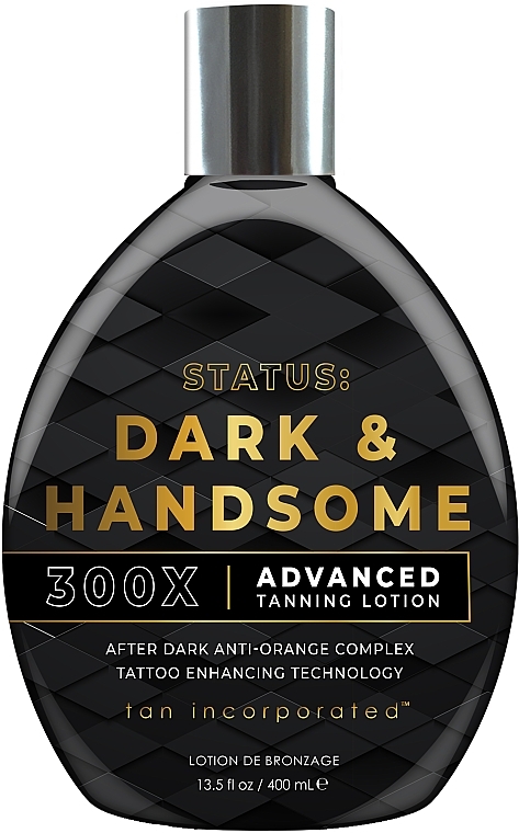 Solarium-Lotion für Männer - Brown Sugar Status: Dark & Handsome 300X Advanced Tanning Lotion  — Bild N1
