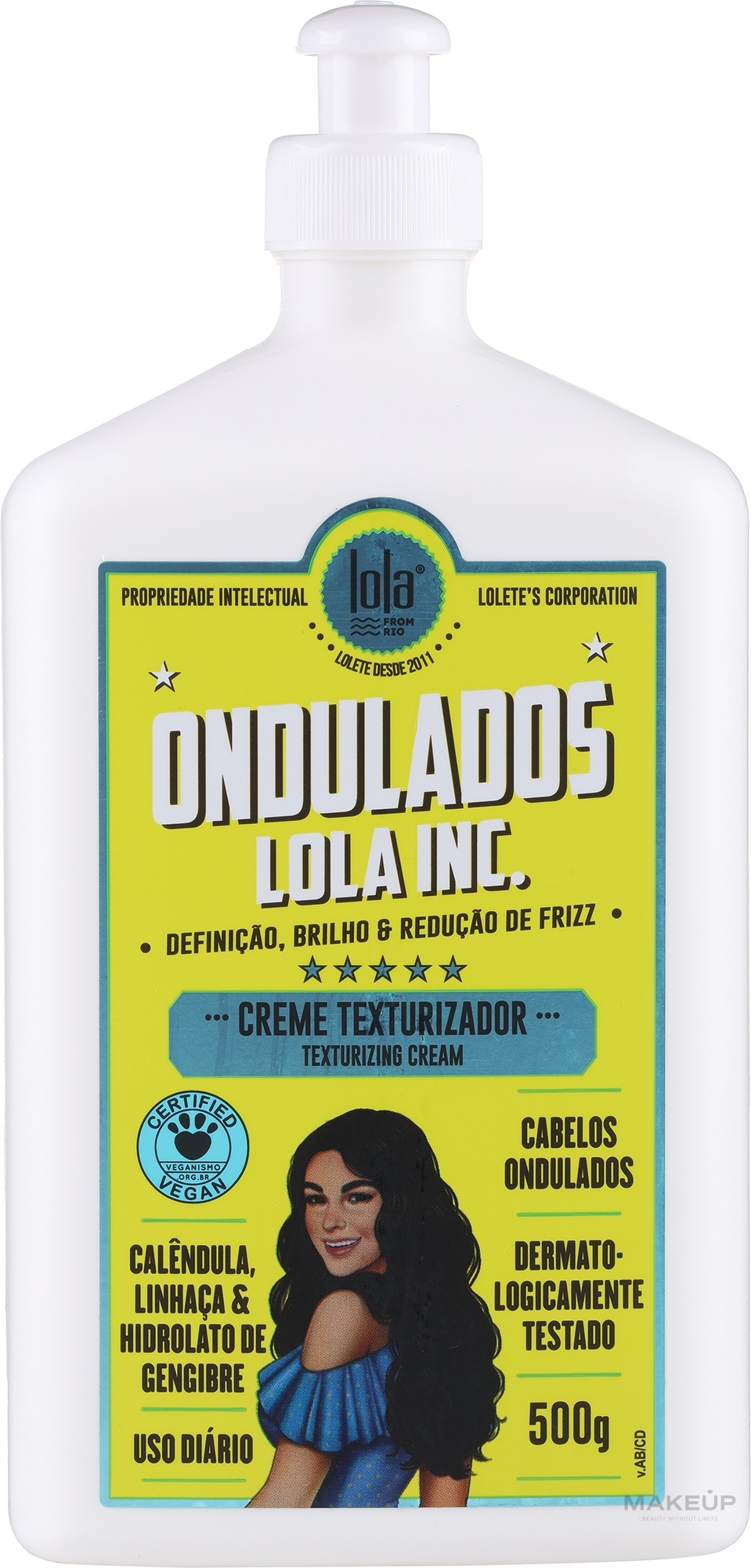 Texturierende Creme für lockiges Haar - Lola Cosmetics Ondulados Lola Inc. Texturizing Cream — Bild 500 g