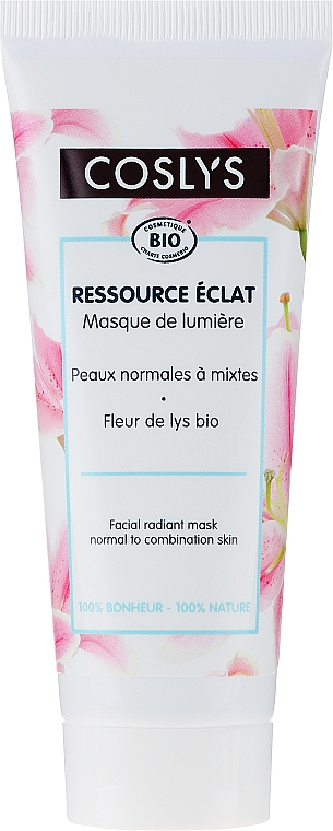 Gesichtsmaske für strahlende Haut mit Lilienextrakt - Coslys Facial Care Radiant Mask With Lily Extract — Bild N2