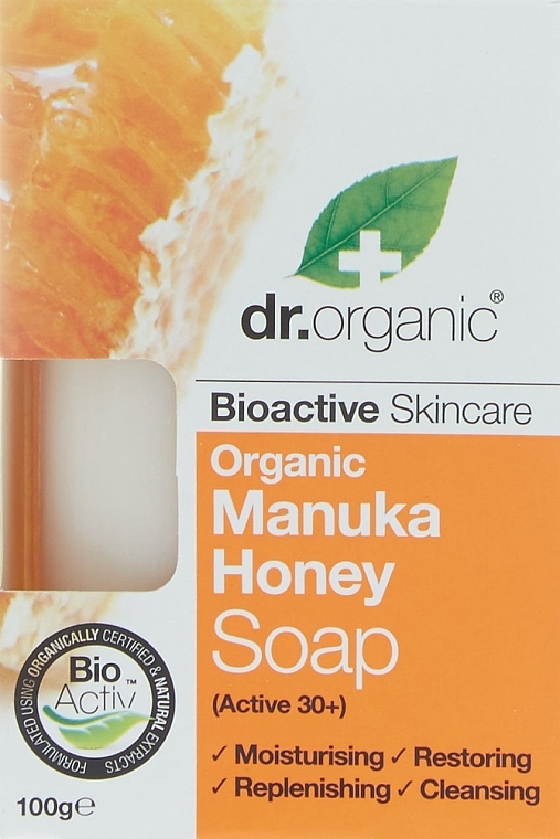 Seife Manuka-Honig - Dr. Organic Bioactive Skincare Organic Manuka Honey Soap — Bild N1