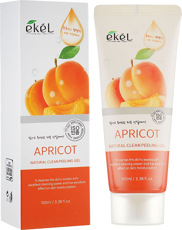 Peeling-Gel für das Gesicht mit Aprikose - Ekel Apricot Natural Clean Peeling Gel — Bild N1