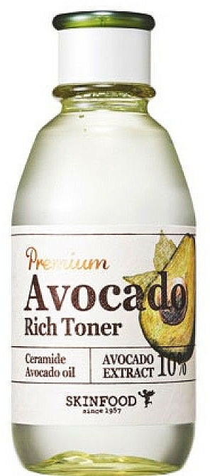 Reichhaltiger Gesichtstoner mit Avocadoextrakt und Ceramiden - Skinfood Premium Avocado Rich Toner — Bild N4