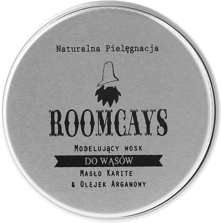 Bart- und Schnurrbartwachs mit Sheabutter und Arganöl - Roomcays — Bild N2