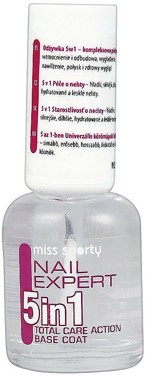 Nagellack - Miss Sporty Nail Expert 5 in 1 Total Care Action Top Coat