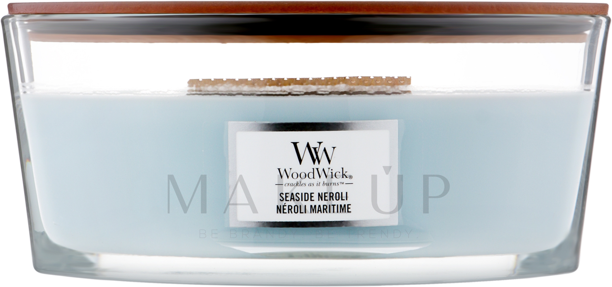 Duftkerze im Glas - WoodWick Candle Seaside Neroli — Bild 453.6 g