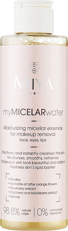 Feuchtigkeitsspendende mizellare Essenz zur Make-up-Entfernung - Miya Cosmetics My Micelar Water — Bild N1