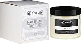 Düfte, Parfümerie und Kosmetik Soja-Duftkerze Cocos - Eco Life Soy Wax Candles