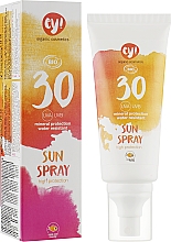 Düfte, Parfümerie und Kosmetik Wasserfestes Sonnenschutzspray für Körper und Gesicht mit Mineralfilter SPF 30 - Ey! Organic Cosmetics Sunspray