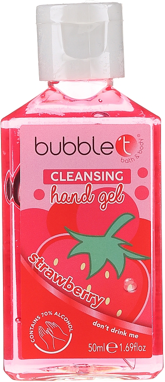 Antibakterielles Handgel Erdbeere - Bubble T Cleansing Hand Gel Strawberry — Bild N1