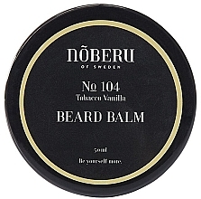 Düfte, Parfümerie und Kosmetik Bartbalsam - Noberu Of Sweden №104 Tobacco Vanilla Beard Balm