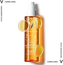 Wasserfestes Sonnenschutzöl für Gesicht, Körper und Haare SPF 50+  - Vichy Capital Soleil Invisible Oil SPF 50+ — Bild N2