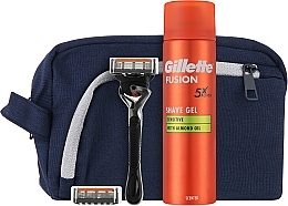 Gesichtspflegeset - Gillete Proglide (Rasiergel 200ml + Rasierer 1 St. + Kosmetiktasche) — Bild N2