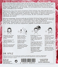 Lifting-Tuchmaske für das Gesicht mit Hyaluronsäure und Rosenwasser - Academie Eau de Rose Acide Hyaluronique Masque Tenseur — Bild N2