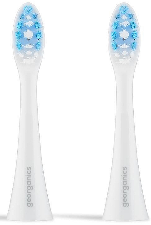 Austauschbare Zahnbürstenköpfe für elektrische Zahnbürste - Georganics Sonic Replacement Heads — Bild N1