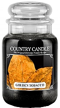 Düfte, Parfümerie und Kosmetik Duftkerze im Glas Golden Tobacco - Country Candle Golden Tobacco