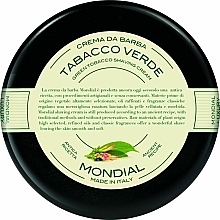 Düfte, Parfümerie und Kosmetik Rasiercreme Plexi Tabacco Verde - Mondial Shaving Cream Wooden Bowl