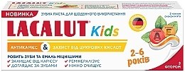Zahnpasta für Kinder Anti-Karies und Zuckersäureschutz - Lacalut Kids  — Bild N2