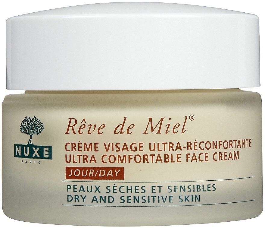 Pflegende, reparierende und beruhigende Tagescreme für trockene und empfindliche Haut - Nuxe Reve de Miel Ultra Comfortable Face Cream — Bild N1