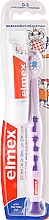 Düfte, Parfümerie und Kosmetik Kinderzahnbürste 0-3 Jahre weich lila mit Gi­raf­fen - Elmex Learn Toothbrush Soft + Toothpaste 12ml