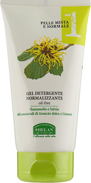 Make-up-Entferner-Gel - Helan Linea Viso 1 Normaling Cleasing Gel — Bild N1