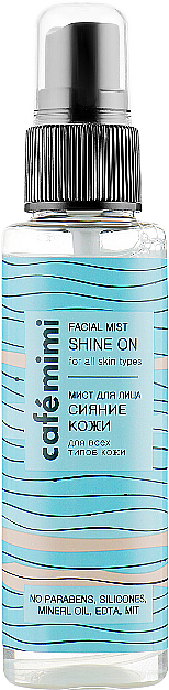 Gesichtsnebel für alle Hauttypen - Cafe Mimi Facial Mist Shine On