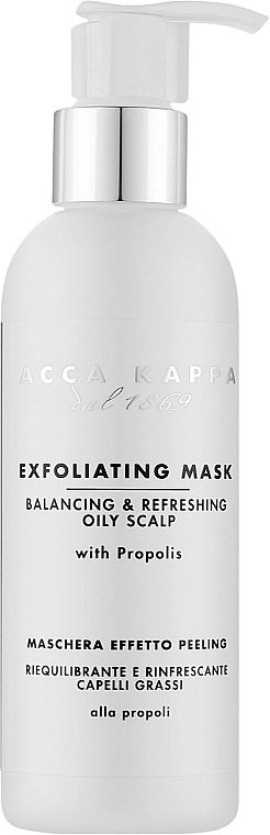 Haarmaske - Acca Kappa Balancing & Refreshing Oily Scalp Exfoliating Mask — Bild N1