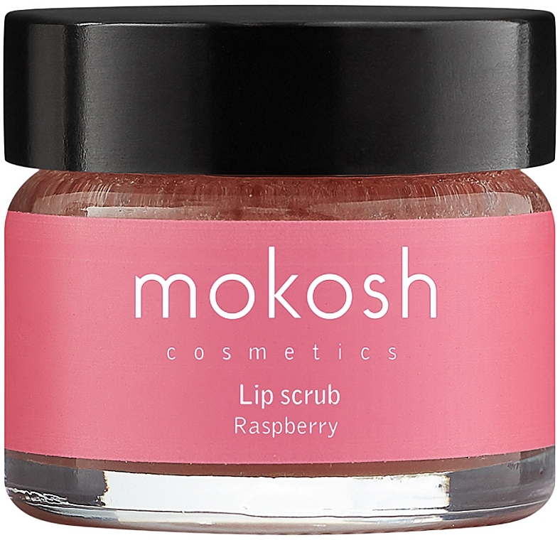Lippenpeeling mit Himbeersamenöl - Mokosh Cosmetics Lip Scrub Raspberry — Bild N1