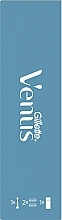 Rasierpflegeset - Gillette Venus Smooth (Rasierer 1 St. + Rasierklingen 2 St. + Rasiergel 75ml) — Bild N1