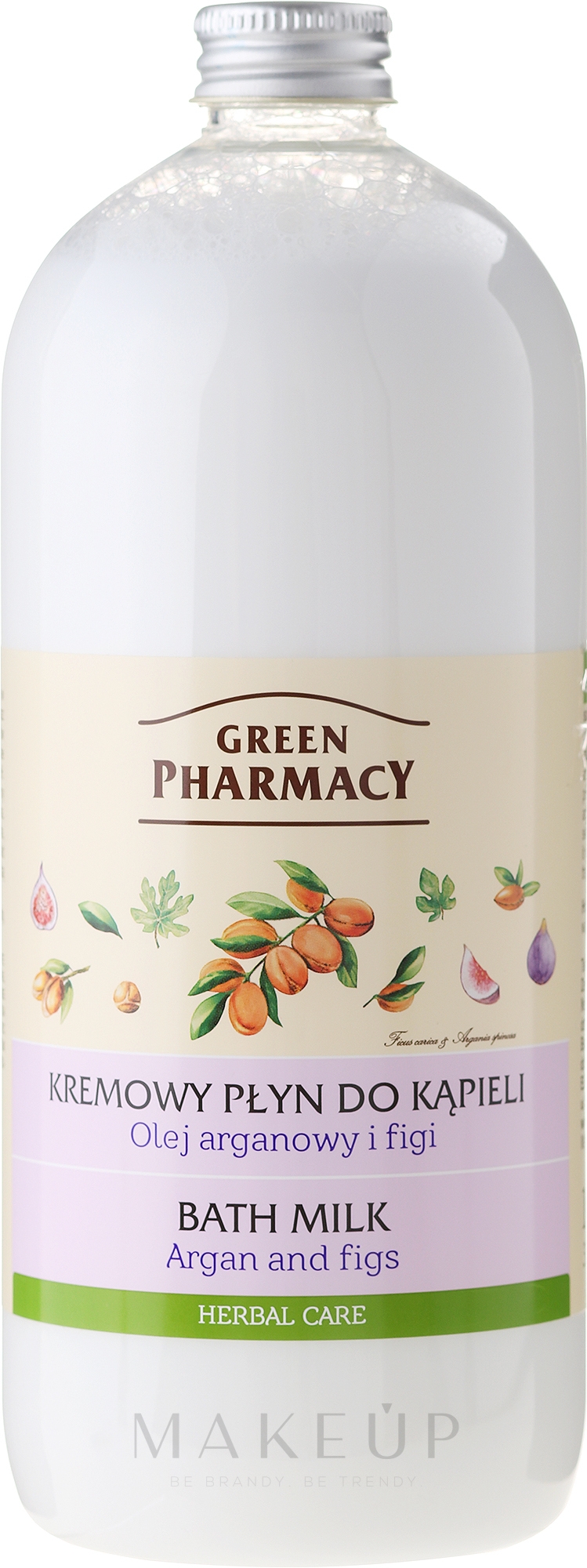 Bademilch mit Argan und Feigen - Green Pharmacy — Foto 1000 ml