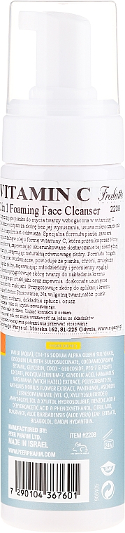 2in1 Reinigungsschaum für das Gesicht mit Vitamin C - Frulatte Vitamin C Foaming Face Cleanser 2 in 1 — Foto N2