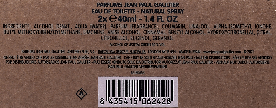 Jean Paul Gaultier Le Male - Duftset (Eau de Toilette 2x40ml)  — Bild N4