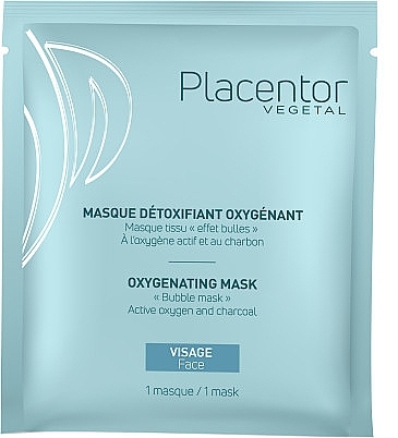 Tuchmaske für das Gesicht - Placentor Vegetal Oxygenating Bubble Mask — Bild N1