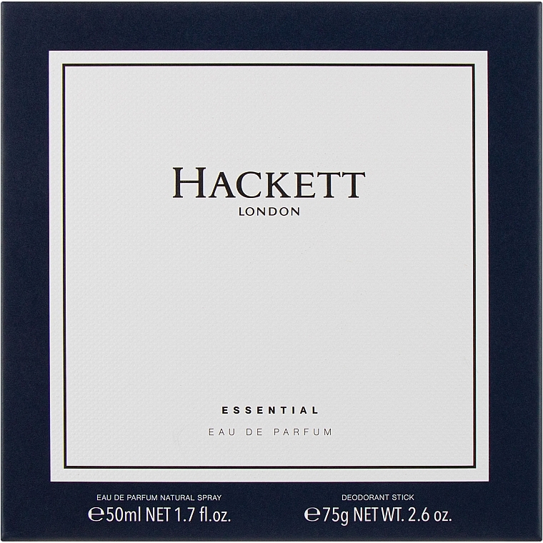 Hackett London Essential - Duftset (Eau de Parfum 50ml + Deostick 75ml)  — Bild N1