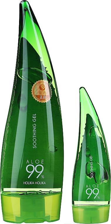 Gesichts- und Körperpflegeset - Holika Holika Aloe 99% Soothing Gel (Gesichts- und Körpergel 250ml + Gesichts- und Körpergel 55ml) — Bild N2